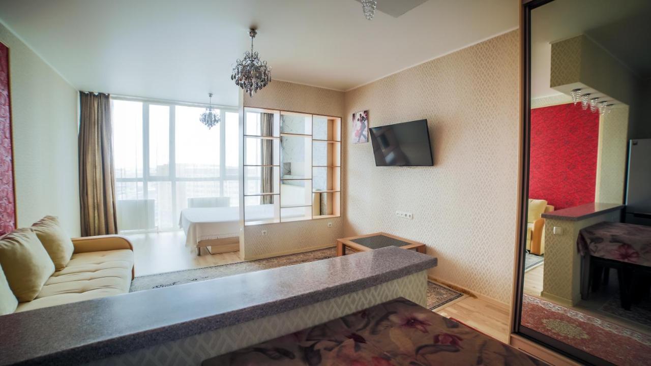 Апартаменты В Астане На Мамышулы Astana Dış mekan fotoğraf