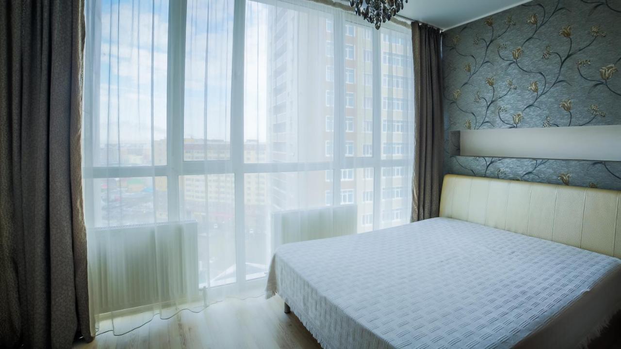 Апартаменты В Астане На Мамышулы Astana Dış mekan fotoğraf